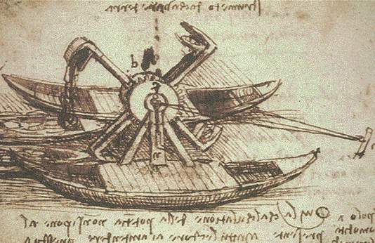 A lagoon dredge imagined up by Leonardo